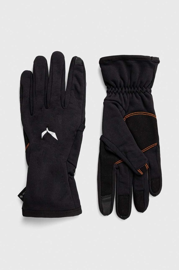 Salewa rękawiczki Ortles Polarlite z domieszką wełny czarny 00.0000028216