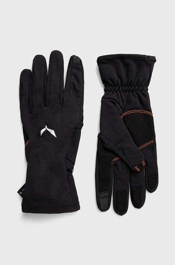 Salewa rękawiczki Ortles Polarlite z domieszką wełny czarny 00.0000028216