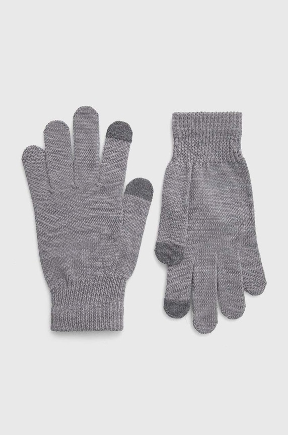 Smartwool rękawiczki Liner z domieszką wełny szary SW011555