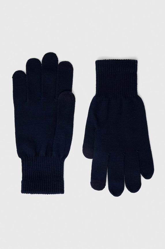 Smartwool kesztyűk Liner sima sötétkék SW011555