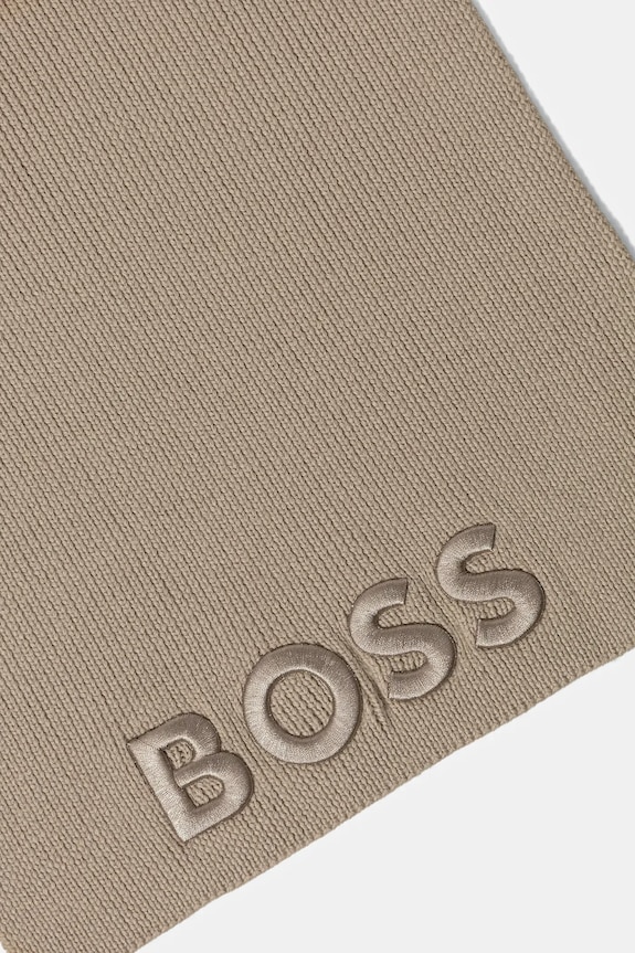 BOSS fular de lână Lara_scarf 50497861 bej AW25