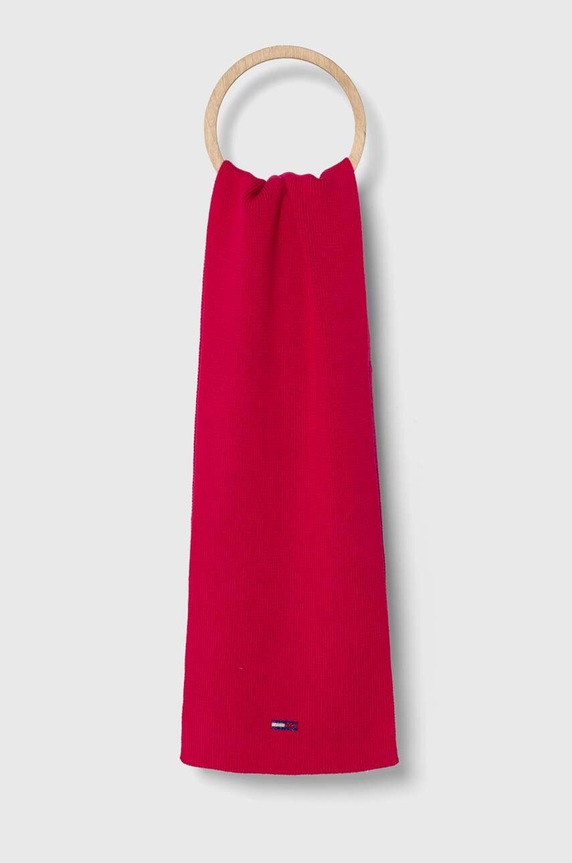 Tommy Jeans sciarpa maglia rosa AW0AW15478