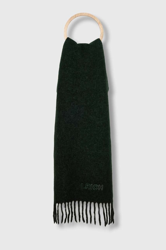 Woolrich sciarpa in lana Alpaca Wool Ombre Scarf lana verde CFWWAC0174FRUT3552