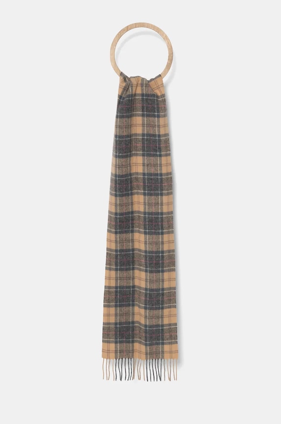 Barbour eșarfă de lână cu modele multicolor USC0001