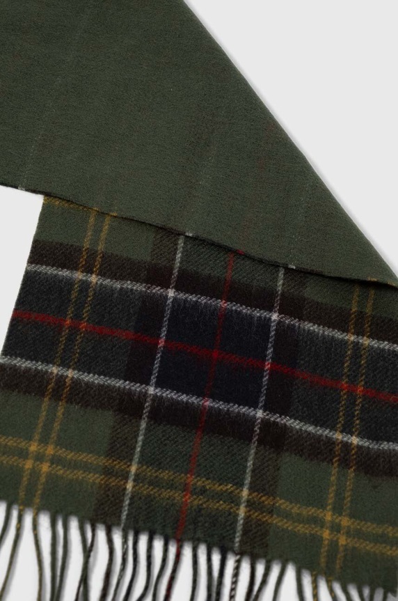 Barbour esarfa de lana USC0362 verde AA00