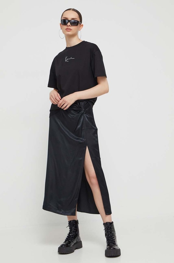 Abercrombie & Fitch fusta KI143.3180.900 negru AW23