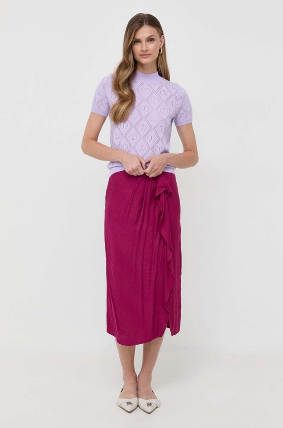 Sukňa Twinset 232TP2581 fialová AW23