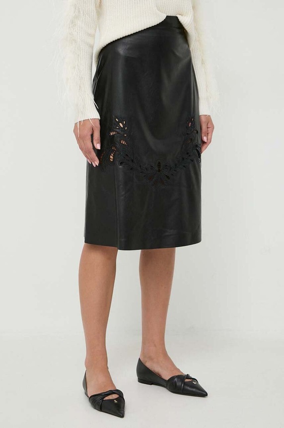 Twinset spódnica midi czarny 232TP2122