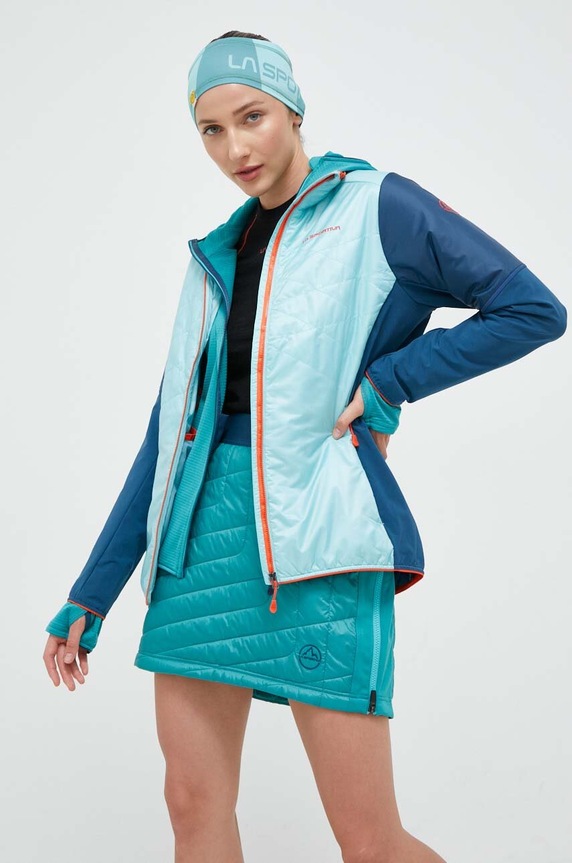 Αθλητική φούστα LA Sportiva Warm Up Primaloft M04638639 τιρκουάζ