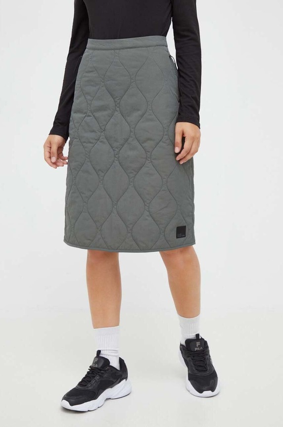 Αθλητική φούστα Jack Wolfskin Wandermood casual πράσινο 1508411