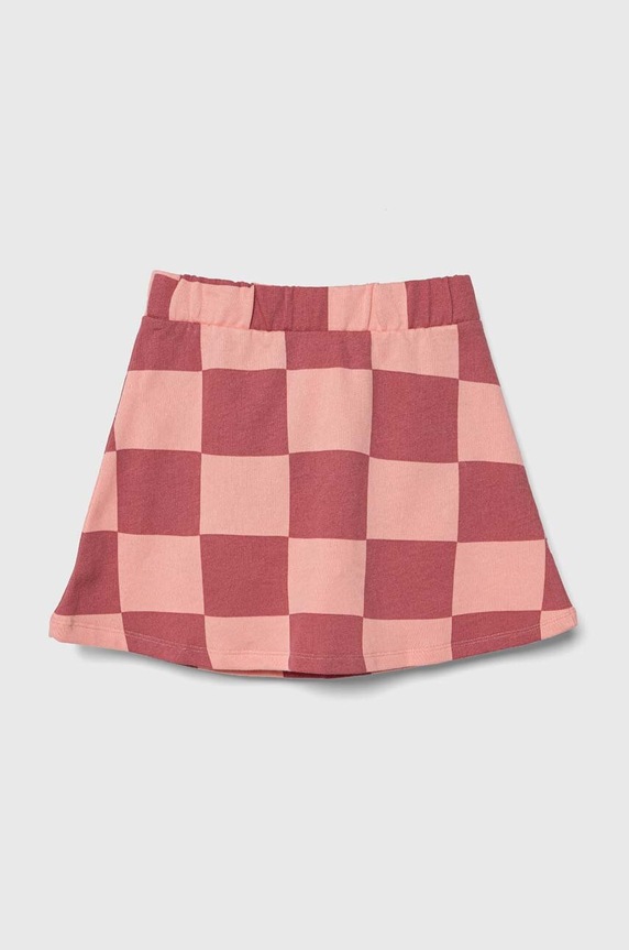 Dječje pamučna haljina United Colors of Benetton 3IKAC0006.G.SEASONAL roza AW23
