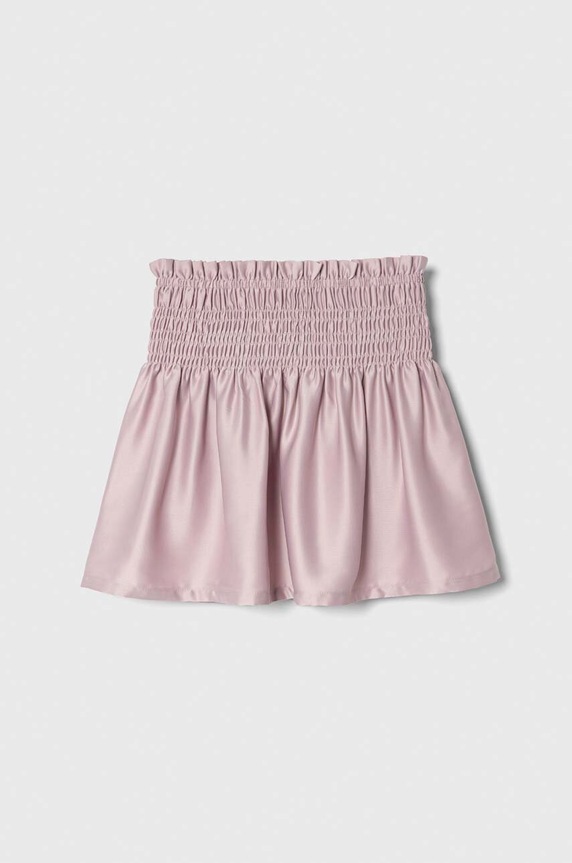 Παιδική φούστα United Colors of Benetton με ελαστάν μωβ 44K8C000S.G.SEASONAL