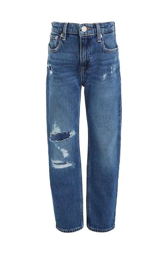 Detské rifle Tommy Hilfiger KB0KB08272.128.176.9BYX tmavomodrá AW23