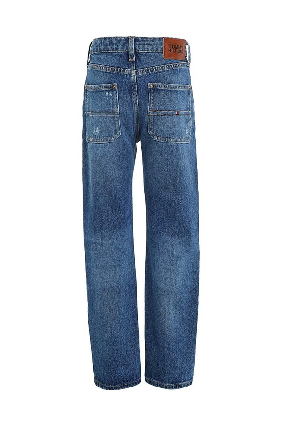 Chlapec Detské rifle Tommy Hilfiger KB0KB08272.128.176.9BYX tmavomodrá