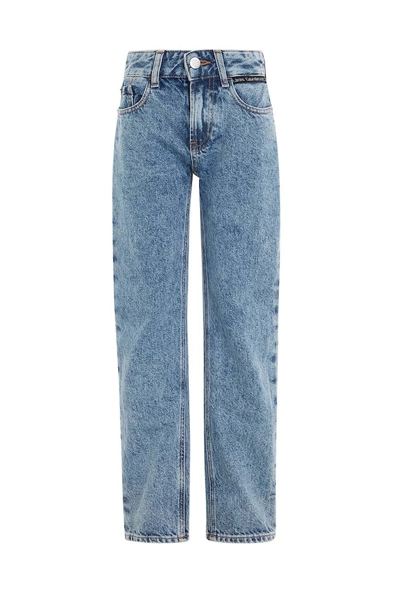Calvin Klein Jeans jeansy dziecięce Planet friendly niebieski IB0IB01713.9BYX