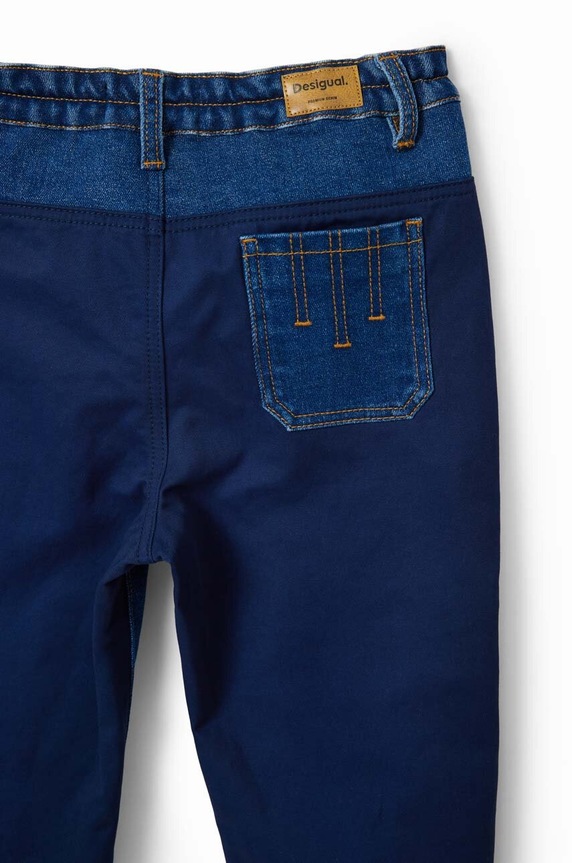 Desigual jeans copii 23WBDD04 albastru