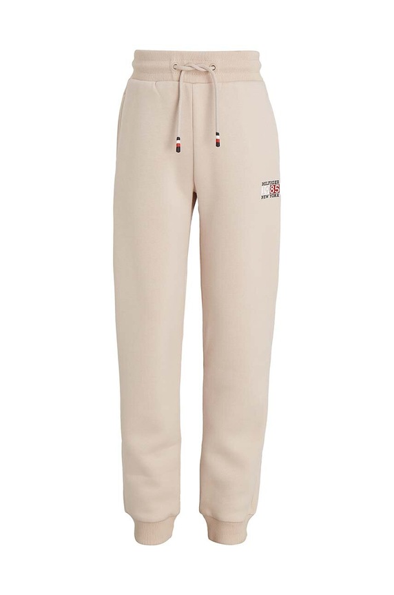 Детски спортен панталон Tommy Hilfiger KB0KB08475.74.122.9BYX бежов AW23