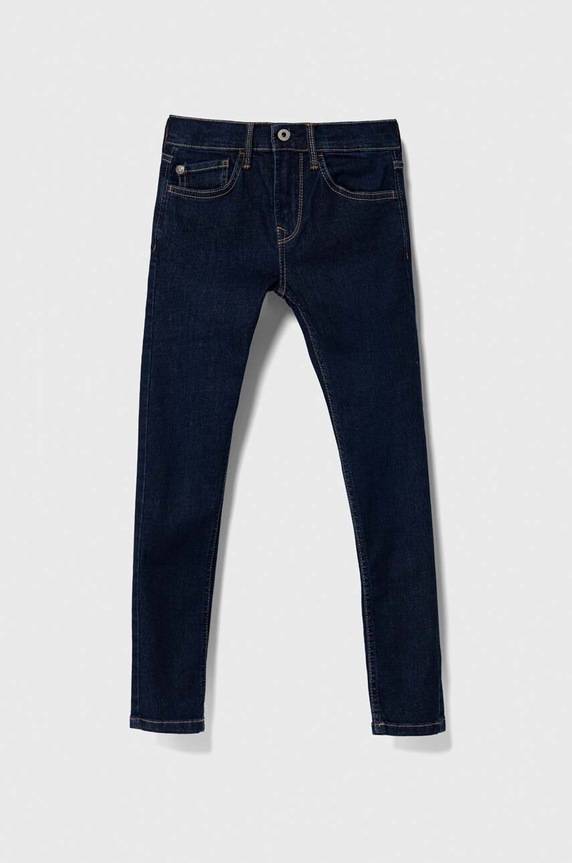 Detské rifle Pepe Jeans Ted s reguláciou tmavomodrá PB201842HR2