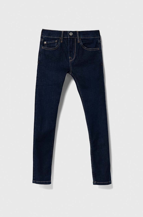Detské rifle Pepe Jeans Ted s reguláciou tmavomodrá PB201842HR2