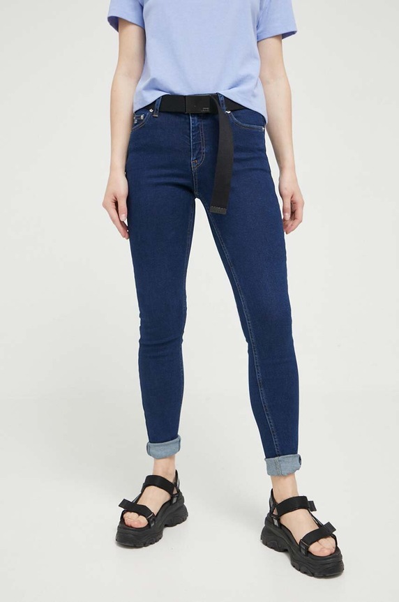 Tommy Jeans jeansy Nora granatowy DW0DW16008