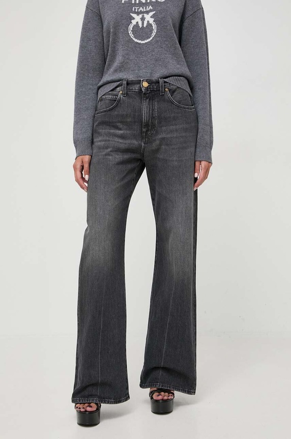 Τζιν παντελόνι Pinko WANDA 101733.A13Z γκρί AW23