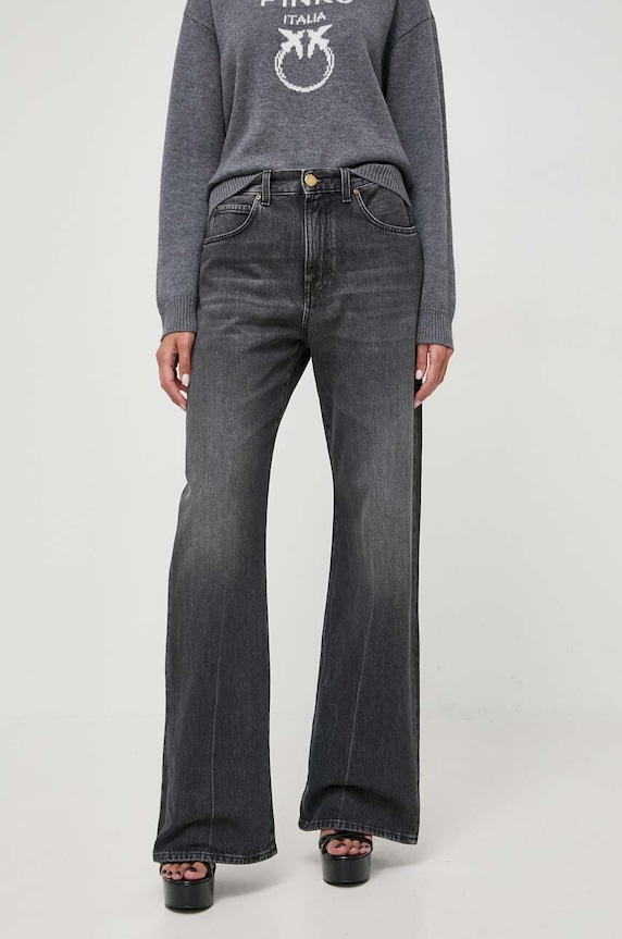 Τζιν παντελόνι Pinko WANDA 101733.A13Z γκρί AW23