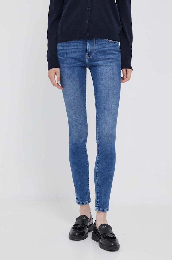 Rifle Pepe Jeans Regent Planet friendly modrá PL204171HS4.000