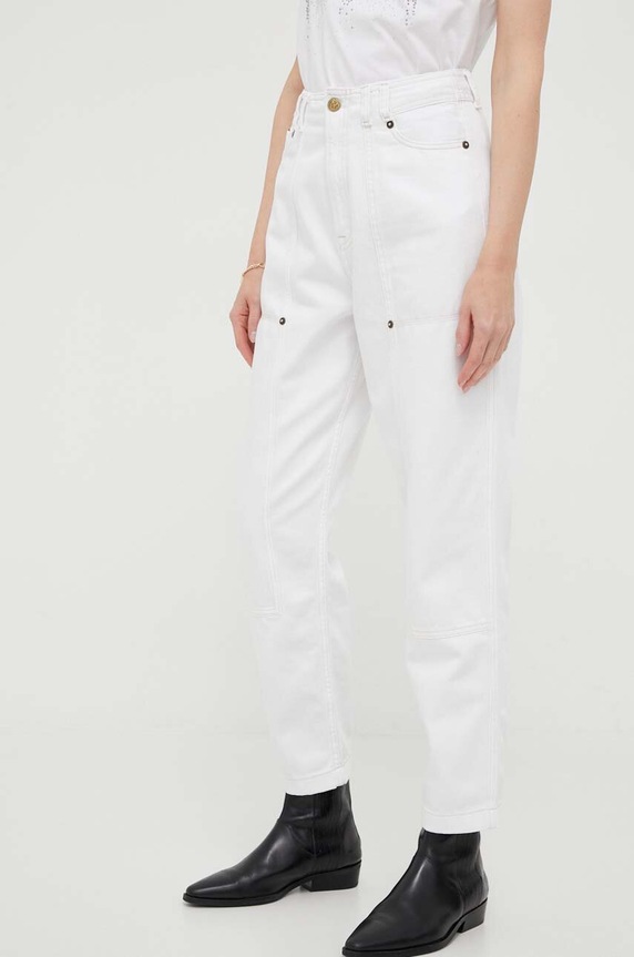 Pepe Jeans jeansy Planet friendly biały PL204499.000