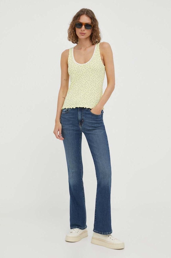 Džíny Levi's 725 HIGH RISE BOOTCUT 18759.0115 námořnická modř AA00