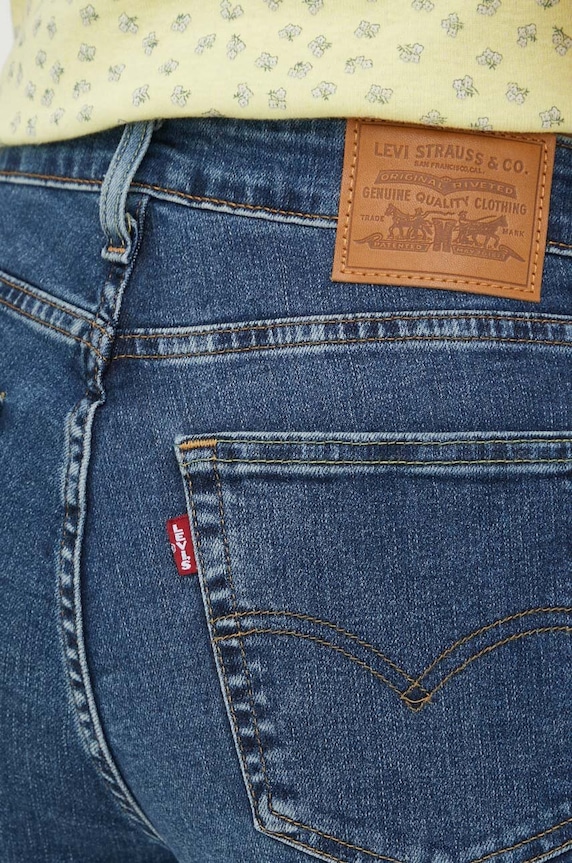 Džíny Levi's 725 HIGH RISE BOOTCUT námořnická modř 18759.0115