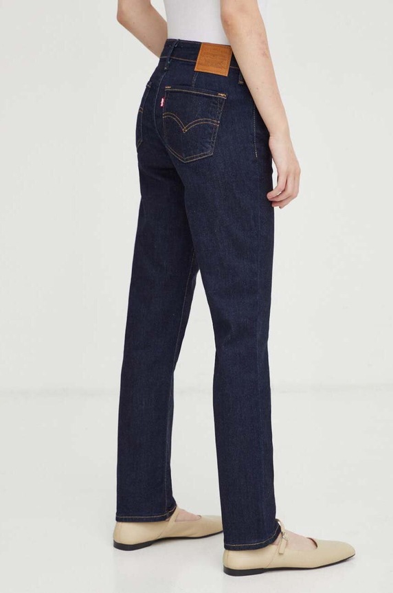 Odjeća Traperice Levi's 712 SLIM WELT POCKET A6199.0002 mornarsko plava