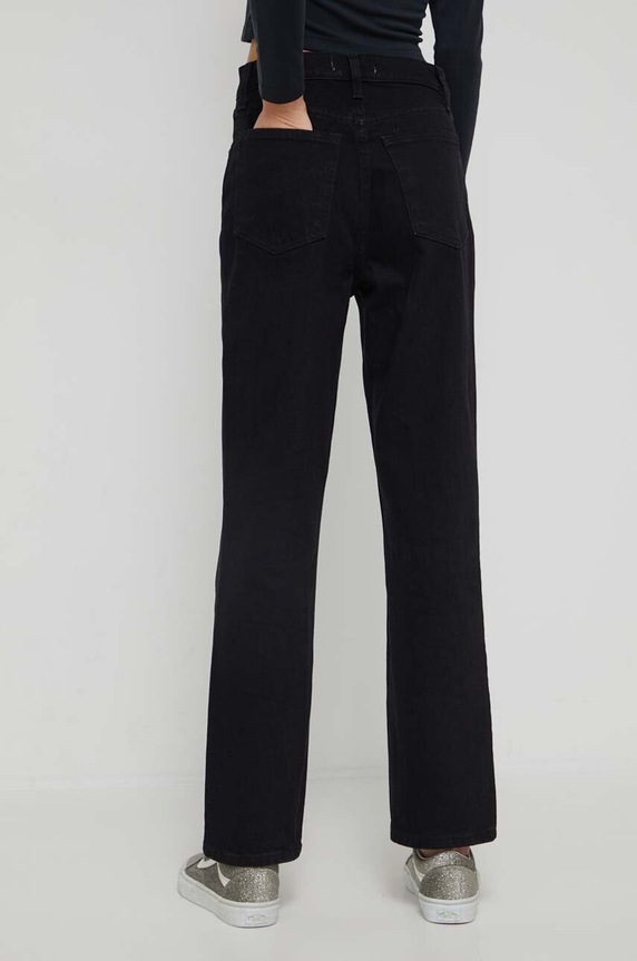 Odzież Abercrombie & Fitch jeansy KI155.3410.975 czarny