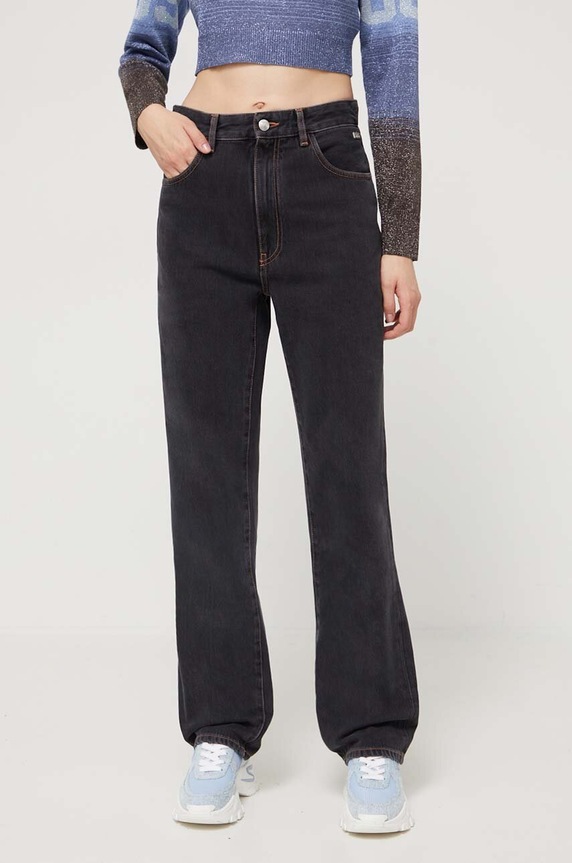 GCDS jeansy CC94W350224 czarny AW23