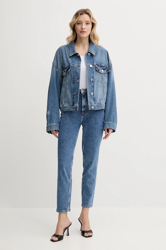 Guess jeansy W2YA21.D4NH5 niebieski SS26