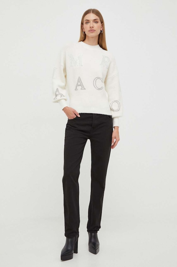 Τζιν παντελόνι Trussardi 56J00212.1T006447 μαύρο AW23