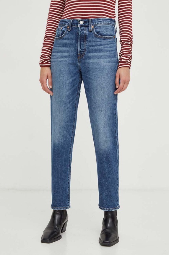 Levi's jeansy WEDGIE STRAIGHT 34964.0192 niebieski AA00