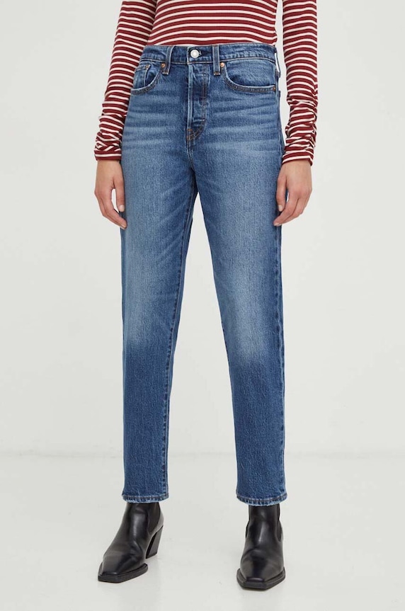 Levi's jeansy WEDGIE STRAIGHT 34964.0192 niebieski AA00