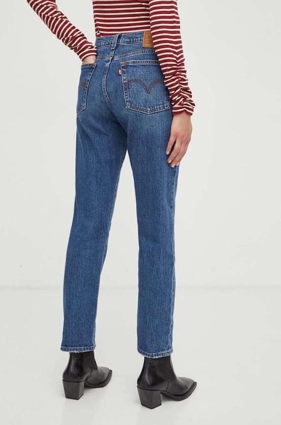 Odzież Levi's jeansy WEDGIE STRAIGHT 34964.0192 niebieski