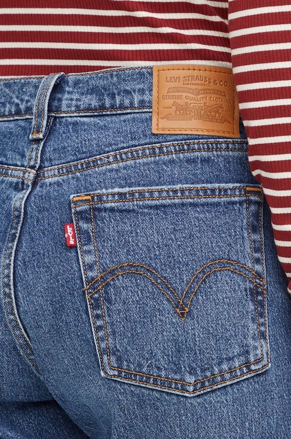 Levi's jeansy WEDGIE STRAIGHT niebieski 34964.0192