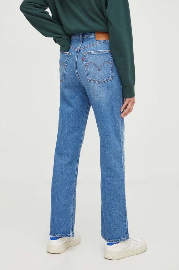 Odjeća Traperice Levi's RIBCAGE STRAIGHT RIBCAGE STRAIGHT ANKLE 72693.0177 plava