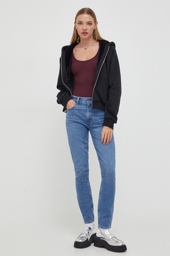 Džíny Abercrombie & Fitch KI155.3400.278 modrá SS24