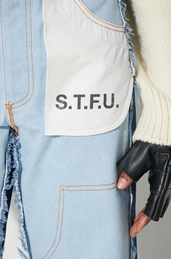 Heron Preston jeans Washed Insideout Carpenter blue HWYB007F23DEN0014510