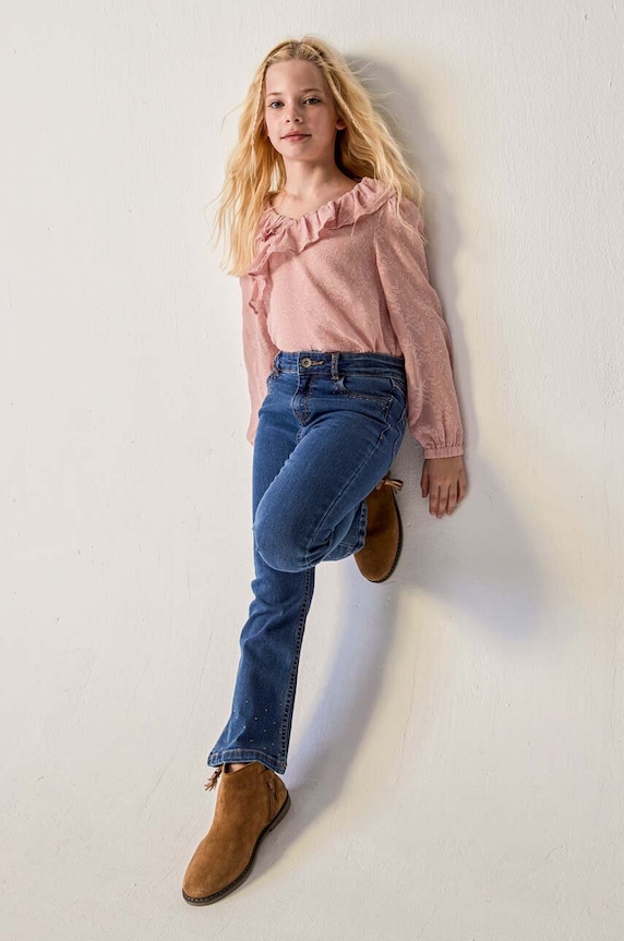 Mayoral jeans copii 7507.8D.Junior.9BYX albastru AW23