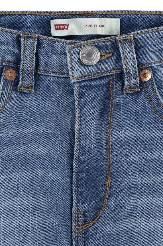 Djevojčice Dječje traperice Levi's 726 4EG970 plava