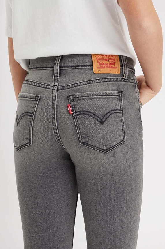 Παιδικά τζιν Levi's 501 γκρί 4EH879