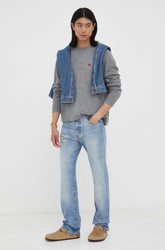 Levi's jeansy 501 00501.3418 niebieski SS25