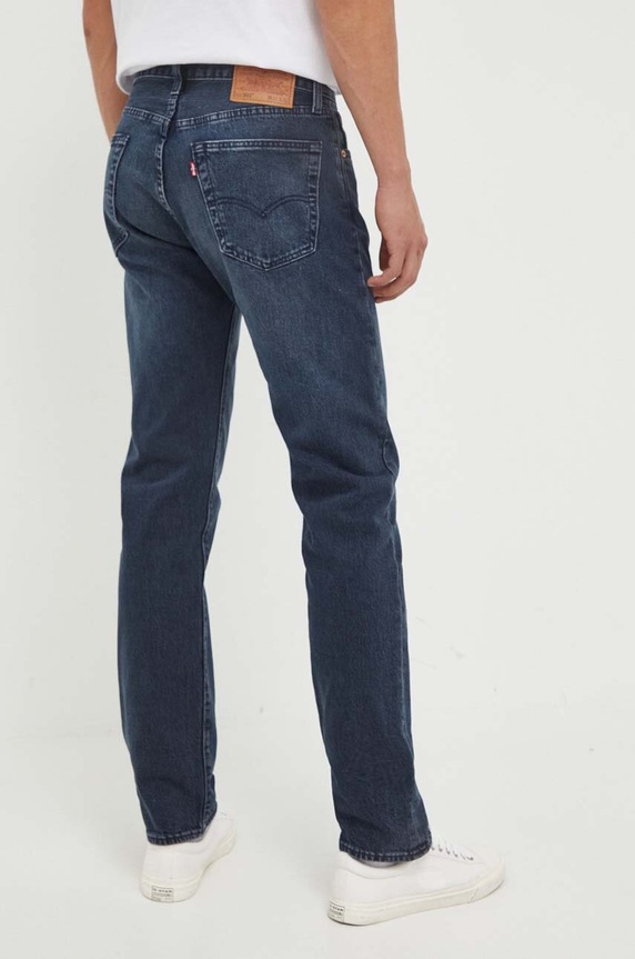 Oblačila Kavbojke Levi's 501 00501.3473 mornarsko modra