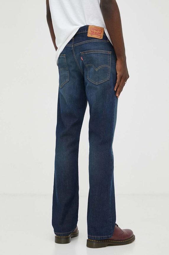 Odjeća Traperice Levi's 527™ SLIM BOOT CUT 05527.0713 mornarsko plava