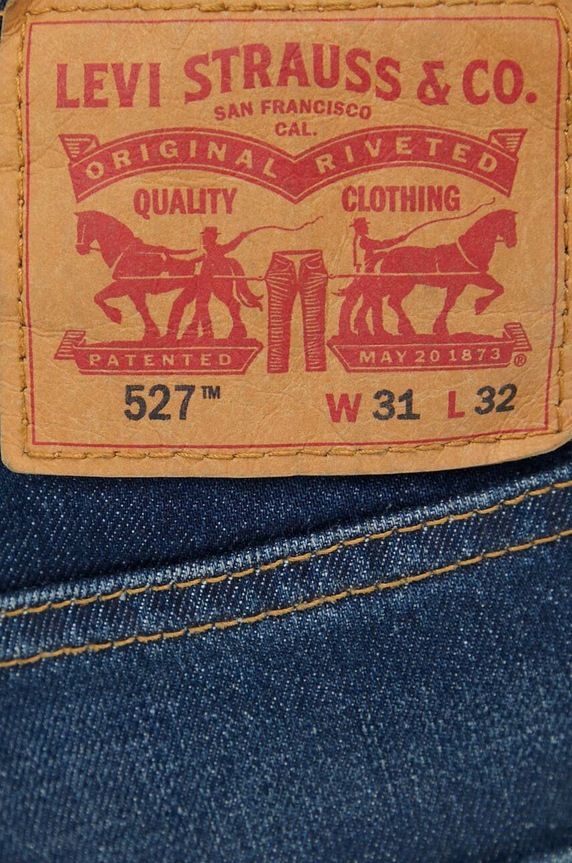 Traperice Levi's 527™ SLIM BOOT CUT 05527.0713 mornarsko plava