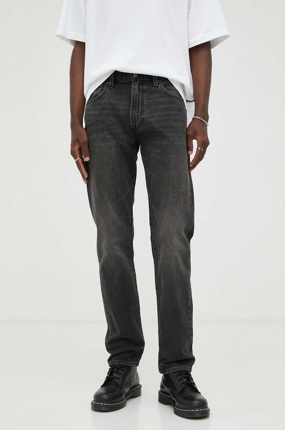 Levi's jeansy 551Z AUTHENTIC STRAIGHT czarny 24767.0062